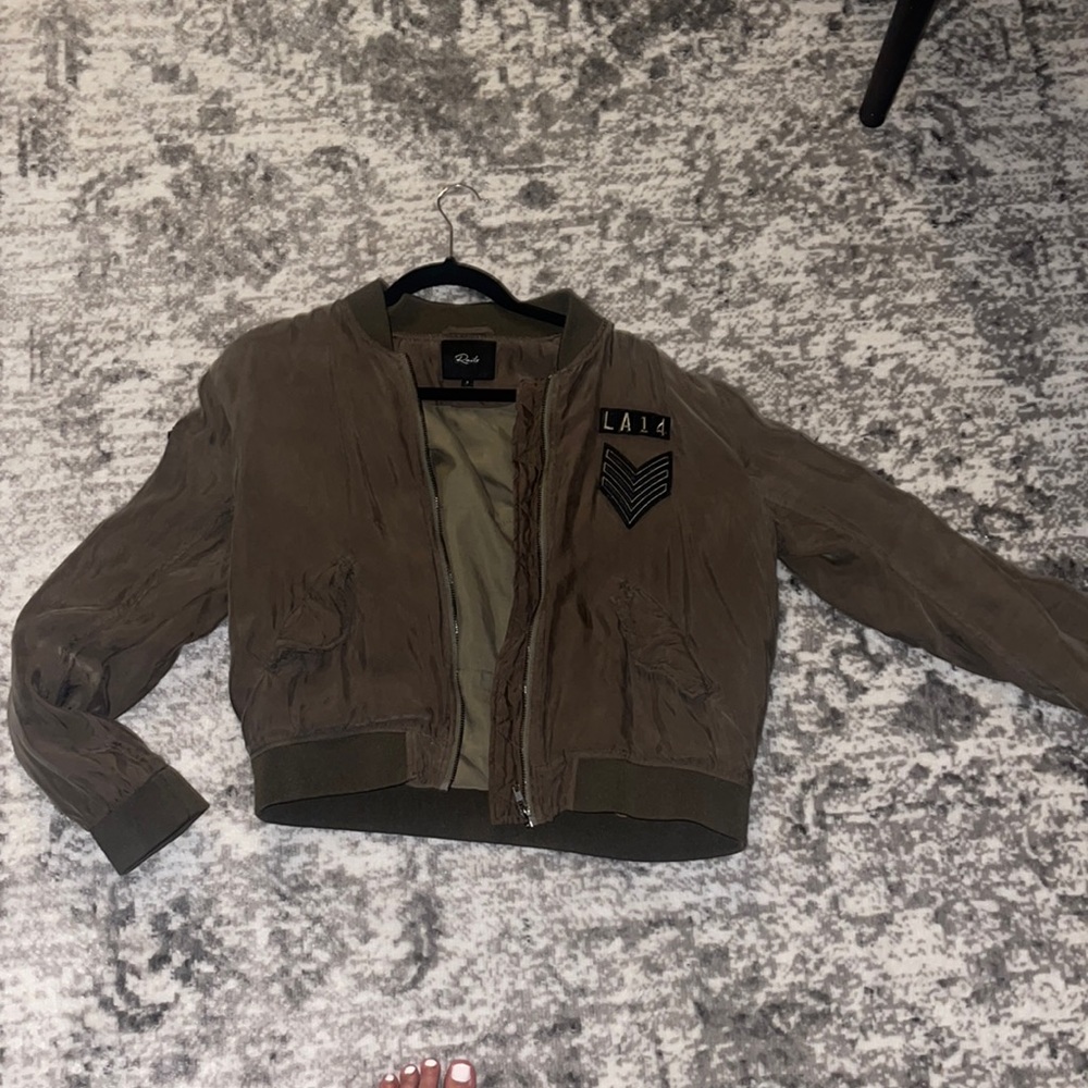 Olive Green Rails bomber in great condition